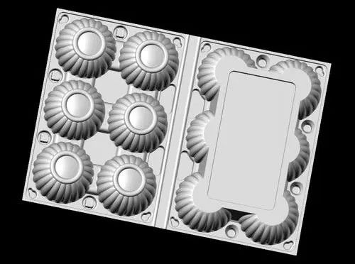 CNC  Thermoforming Mould Material Clamshell Blister Mold