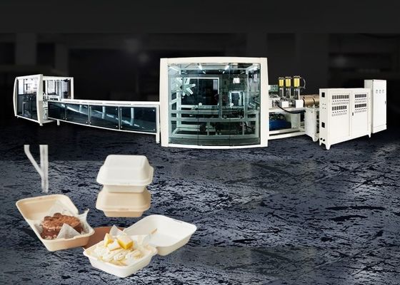 Automatic Fast Food Burger Box Machine Forming High Speed