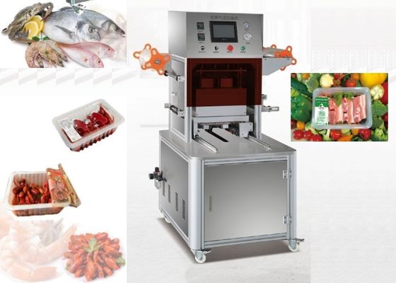Vacuum Modified Atmosphere Packaging Machine Food Tray Sealer 2200boxes Hour