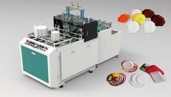 Biodegradable Compostable Disposable Fully Automatic Paper Plate Forming Machine